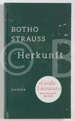 gebrauchtes Buch – Botho Strauß – Herkunft