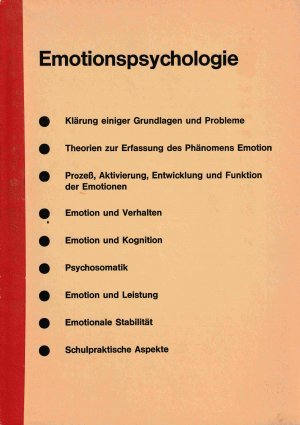 gebrauchtes Buch – Emotionspsychologie - Lernhilfe für Studium und Beruf