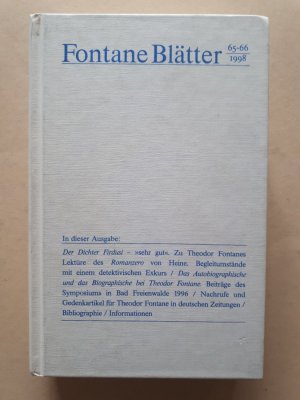 Fontane Blätter 65-66, 1998