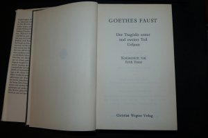 antiquarisches Buch – Johann Wolfgang von Goethe – Faust, kommentiert von Erich Trunz