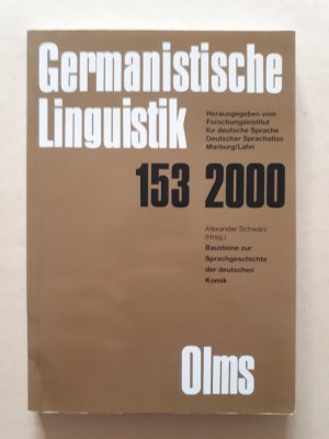 gebrauchtes Buch – Alexander Schwarz  – Bausteine und Sprachgeschichte der Deutschen Komik