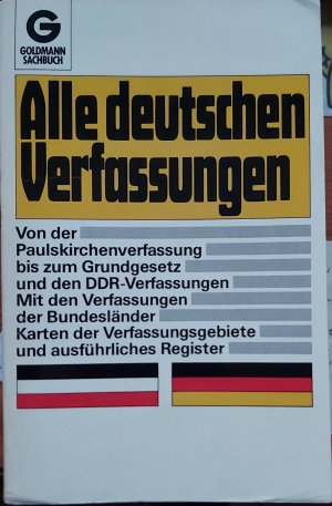 Alle deutschen Verfassungen