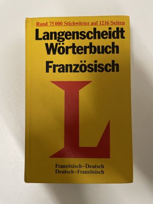 gebrauchtes Buch – Langenscheidt – Langenscheidt Wörterbuch Französisch