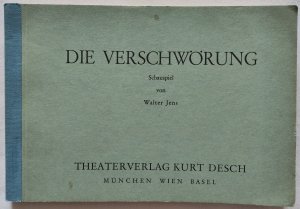 gebrauchtes Buch – Walter Jens – Die Verschwörung