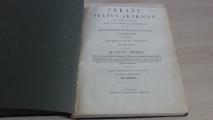 Corani Textus Arabicus Ad Fidem Librorum Manu Scriptorum et Impressorum et ad Praecipuorum Interpretum Lectiones et Auctoritatem Recensuit Indicesque […]