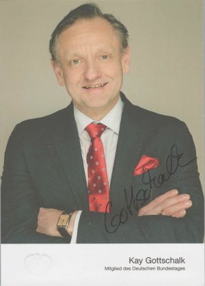 gebrauchtes Buch – Kay Gottschalk – Original Autogramm Kay Gottschalk AfD MdB /// Autograph signiert signed signee