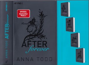 gebrauchtes Buch – Anna Todd – Anna Todd ***AFTER FOREVER*** -4- *** Doch als die Vergangenheit sie wieder einholt, weiß Tessa nicht, ob sie ihn retten kann – nicht, ohne sich selbst zu opfern ***Taschenbuch mit Klappenbroschur in der 12. Auflage von 2015, Heyne Verlag Random House, 571 Seiten.