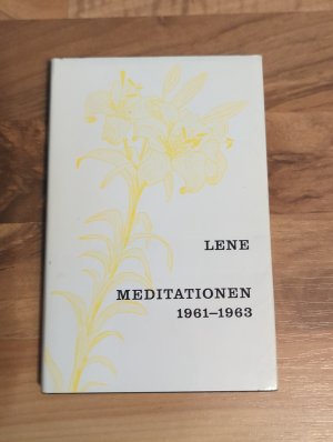 Meditationen 1961-1963