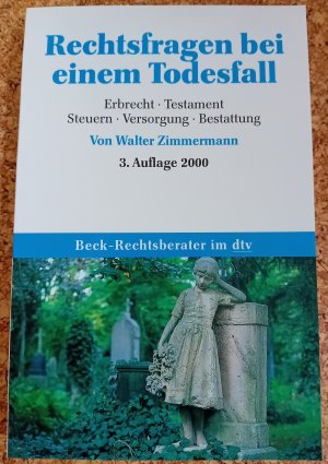 gebrauchtes Buch – Walter Zimmermann – Rechtsfragen bei einem Todesfall