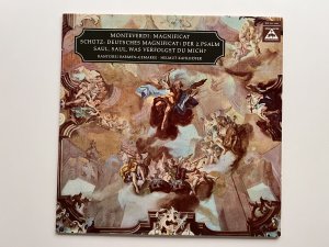 gebrauchter Tonträger – Claudio Monteverdi  – Monteverdi -Magnificat, Schütz - Deutsches Magnificat, Kantorei Barmen-Gemarke, Helmut Kahlhöfer