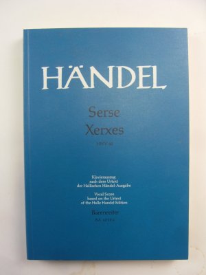 antiquarisches Buch – Händel, Georg Friedrich – Serse Xerxes Klavierauszug nach dem Urtext der Hallischen Händel-Ausgabe