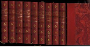 Oeuvres complètes de Molière. "Petite Collection Guillaume". Illustrations de Louis-Eduard Fournier. 10 tomes de 12. (manquent Tome 1 et 11).