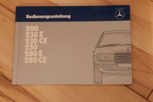 Bedienungsanleitung / Bordbuch Mercedes-Benz W123