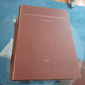 Neue Juristische Wochenschrift NJW 1951 4. Jahrgang