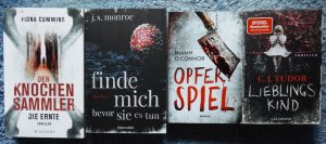 gebrauchtes Buch – 4x TB Thriller - Fiona Cummins + J – Der Knochensammler - Die Ernte + Finde mich, bevor sie es tun + Opferspiel + Lieblingskind