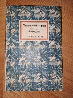 gebrauchtes Buch – Stefan Zweig – Brennendes Geheimnis  (IB 122)