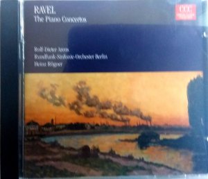 Piano concertos Ravel Klavierkonzerte RSO  Berlin Rögner Rolf Dieter Arens