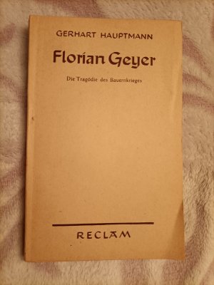 antiquarisches Buch – Gerhard Hauptmann – Florian Geyer