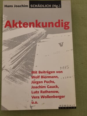 Aktenkundig