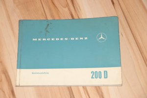 Betriebsanleitung / Bordbuch Mercedes-Benz W110