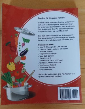 gebrauchtes Buch – Mia Martens – One Pot Familienkochbuch Low carc, vegetarisch, für Kinder, mit Ei, mit Fleisch 80+ Rezepte