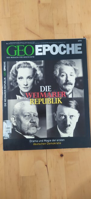 gebrauchtes Buch – Michael Schaper – GEO Epoche: Die Weimarer Republik