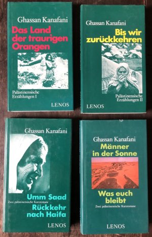 4 Bände. Das Land der traurigen Orangen. Rückkehr nach Haifa. Männer in der Sonne. Bis wir zurückkehren. - Aus dem Arabischen von Hartmut Fähndrich.