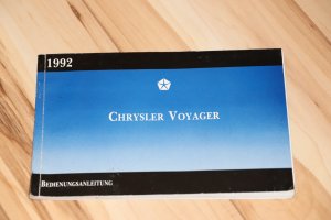 Betriebsanleitung / Bordbuch Chrysler Voyager