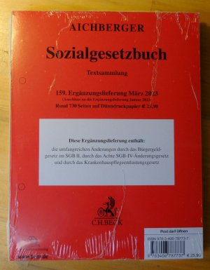 gebrauchtes Buch – Aichberger – Sozialgesetzbuch 159. Ergänzungslieferung März 2023