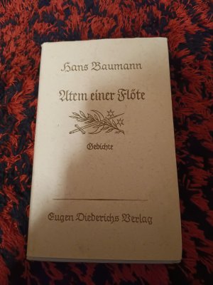 antiquarisches Buch – Hans Baumann – Atem einer Flöte