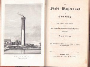 Die Stadt-Wasserkunst in Hamburg.