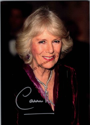 gebrauchtes Buch – Queen Camilla – Original Autogramm Queen Camilla /// Autograph signiert signed signee