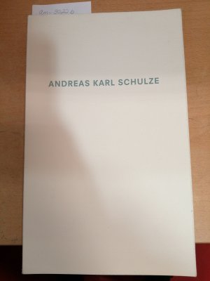 gebrauchtes Buch – Schulze, Andreas Karl / Velsen – Andreas Karl Schulze