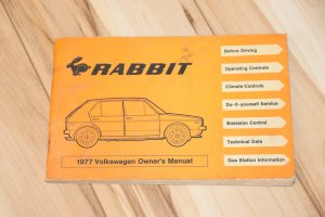 Betriebsanleitung / Bordbuch VW Rabbit