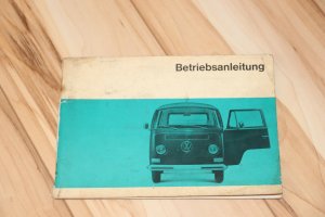 Betriebsanleitung / Bordbuch VW T2