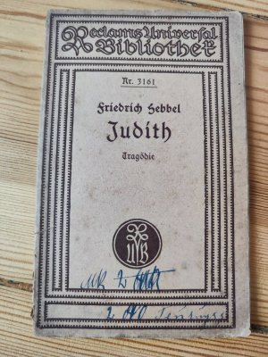 gebrauchtes Buch – Friedrich Hebbel – Judith