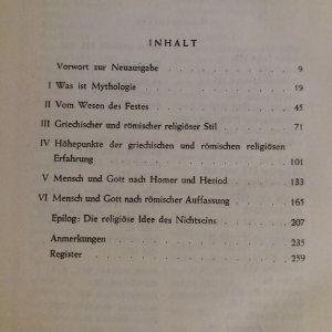 antiquarisches Buch – Karl Kerényi – Die Antike Religion.  Ein Entwurf von Grundlinien