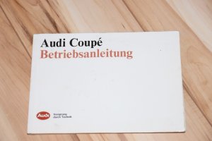 Betriebsanleitung / Bordbuch Audi Coupe