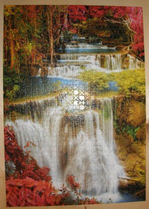 gebrauchtes Spiel – Educa Puzzle 1000 - Wasserfall