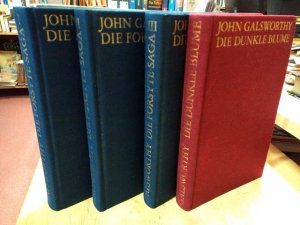 Die Forsyte-Saga., Aus dem Englischen von Jutta Schlösser. Mit Nachwort und Anmerkungen von Anselm Schlösser. 3 Bände. - Dazu: Die dunkle Blume. Aus dem […]