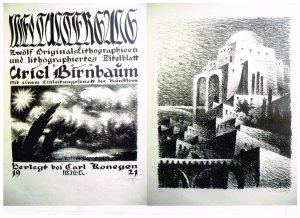 Weltuntergang. Zwölf Orig. Lithographien, signierte Vorzugsausgabe