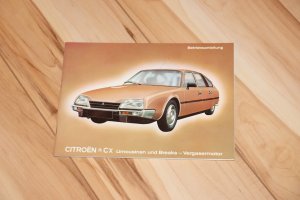 Betriebsanleitung / Bordbuch Citroen CX