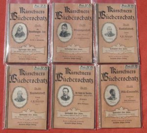 30 x „Kürschners Bücherschatz„ Alte 20-Pfennig-Bändchen aus dem Hermann Hillger Verlag Berlin - Eisenach – Leipzig, ab dem Jahr um 1900 ! Format ca. 11 […]