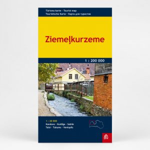 Ziemeļkurzeme - Kurland Blatt 1 - Landkarte 1:200.000