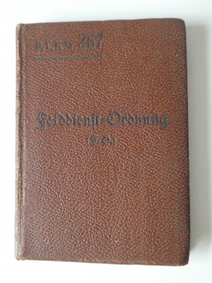 antiquarisches Buch – Wilhelm R. von Einem – Felddienstordnung 1908 Nr. 267