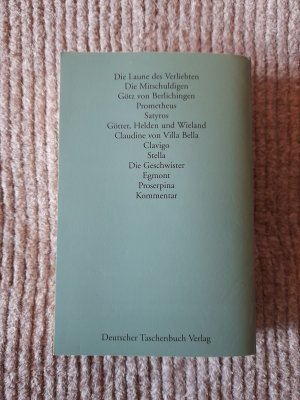 gebrauchtes Buch – Goethe, Johann Wolfgang von – Werke - Hamburger Ausgabe in 14 Bänden - Band 4: Dramatische Dichtungen II