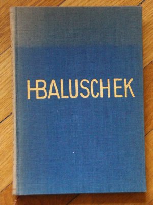 antiquarisches Buch – Friedrich Wendel – Hans Baluschek.Eine Monographie