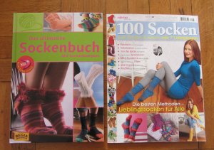 gebrauchtes Buch – Klöpper, Gisela, Milla Schoen und Tanja Steinbach – Das ultimative Sockenbuch mit Sockenkompass. + Heft Sbrina Spezial "100 Socken zum Stricken & Häkeln mit 7 Lehrgängen.