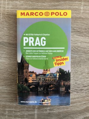 gebrauchtes Buch – Antje Buchholz – MARCO POLO Reiseführer Prag - Reisen mit Insider-Tipps. Mit EXTRA Faltkarte & Cityatlas