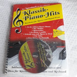 Das Notenbuch mit den schönsten Klassik - Piano- Hits bearbeitet für Klavier und Digital Pianomit CD